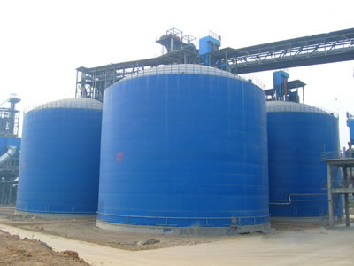 南山水泥钢板库改造